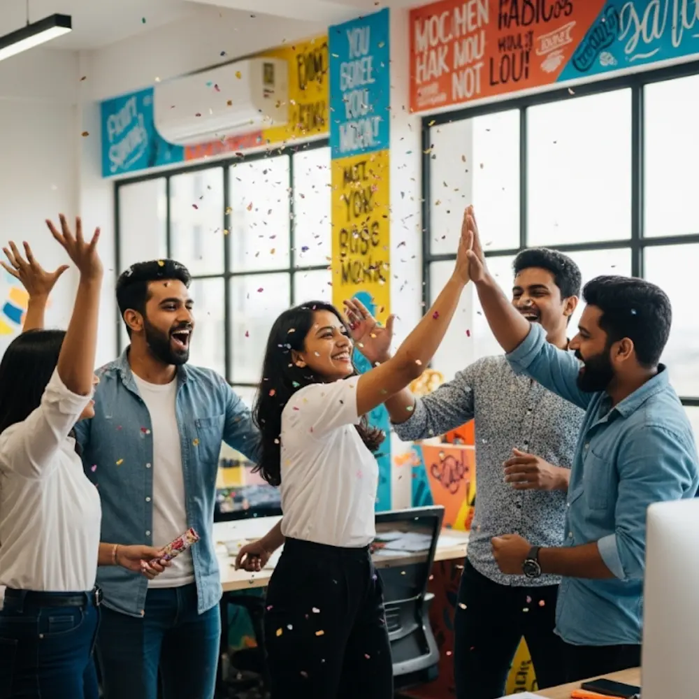 Ztatus team collaborating on a data-driven digital marketing campaign in Kochi